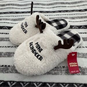 Mini Reindeer Slippers Youth Size 4-5